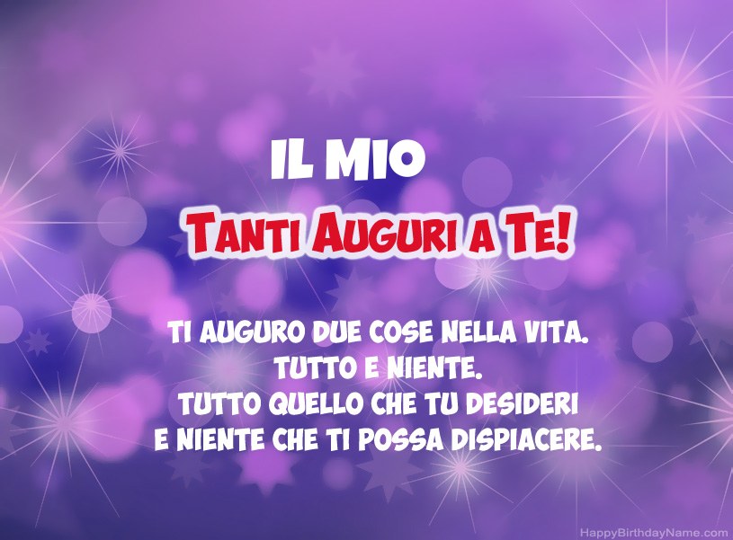 Belle immagini per Happy Birthday Il Mio
