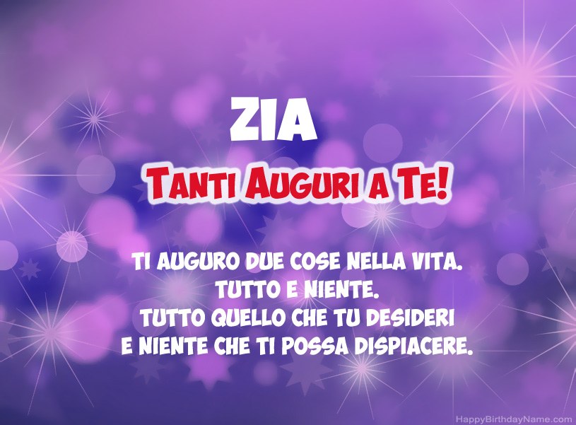 Belle immagini per Happy Birthday Zia