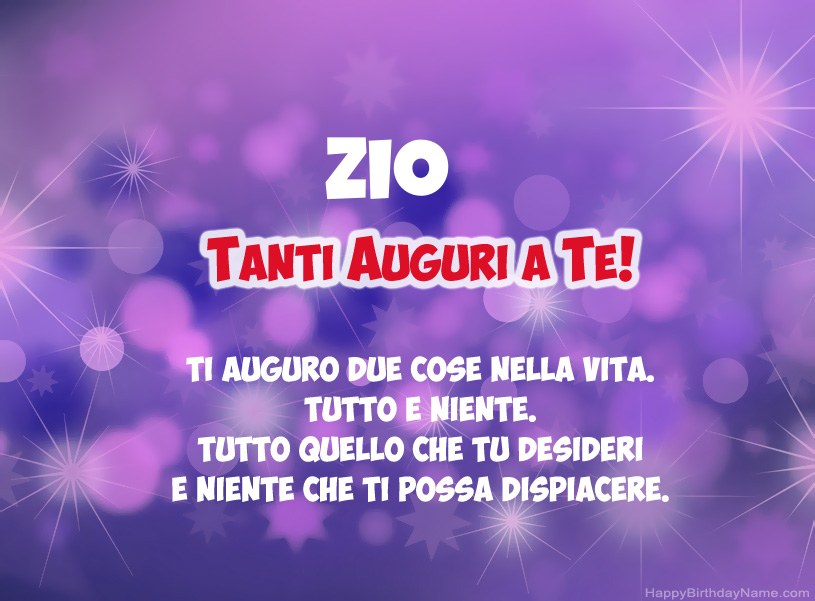 Belle immagini per Happy Birthday Zio