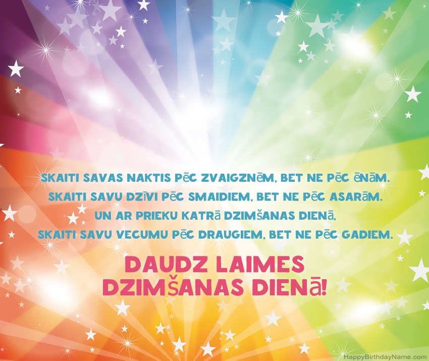 Skaistas laimīgas dzimšanas dienas kartītes