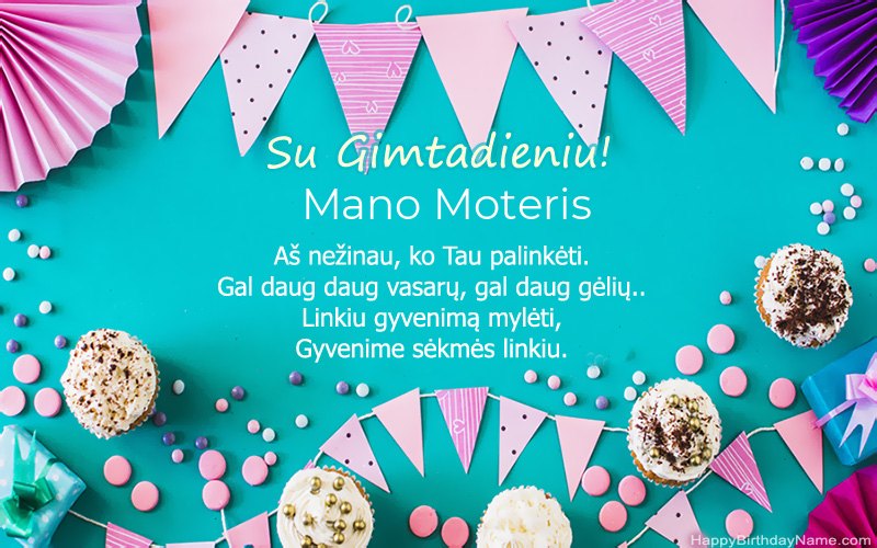 Su gimtadieniu „Mano Moteris“, gražūs vaizdai