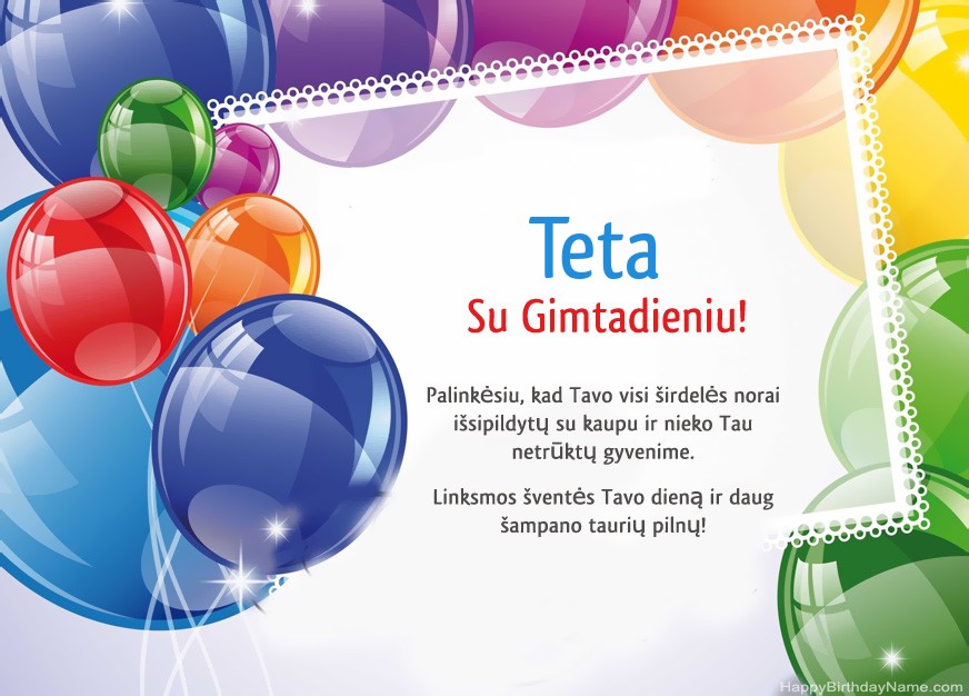 „Teta“ su gimtadieniu!