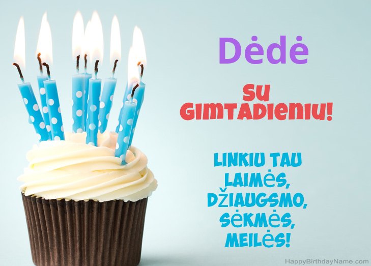 Sveikiname su „Dėdė“ su gimtadieniu