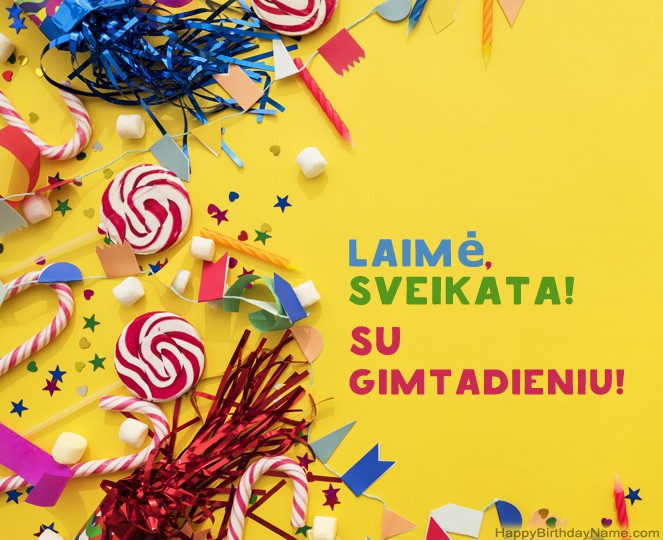 Su gimtadieniu nuotraukos