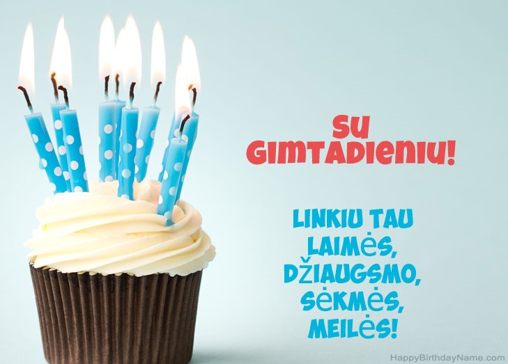 Sveikiname su gimtadieniu