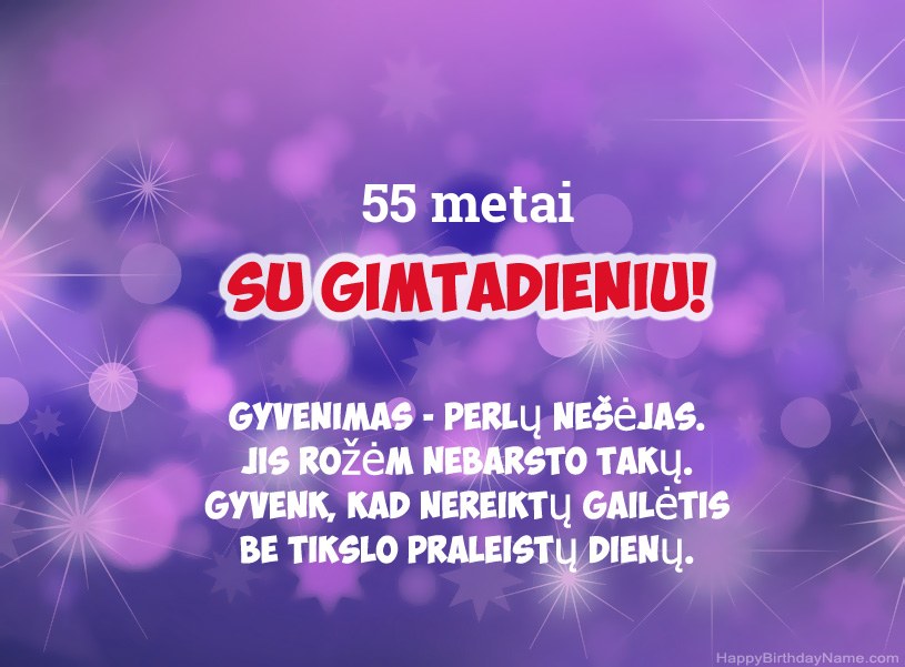 Gražios „Happy Birthday 55 metų vyras“ nuotraukos Gražios „Happy Birthday 55 metų vyras“ nuotraukos