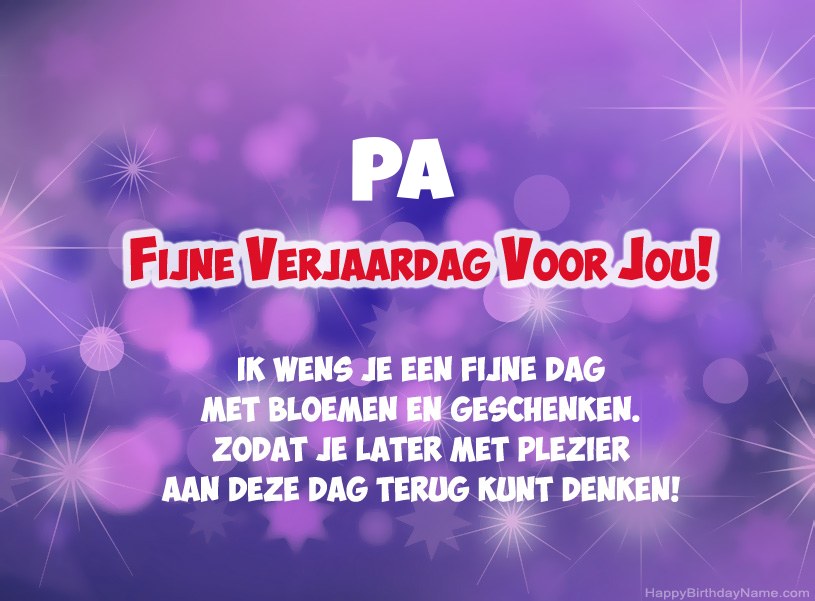 Mooie foto's voor Happy Birthday Pa