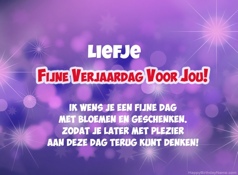 Mooie foto's voor Happy Birthday Liefje