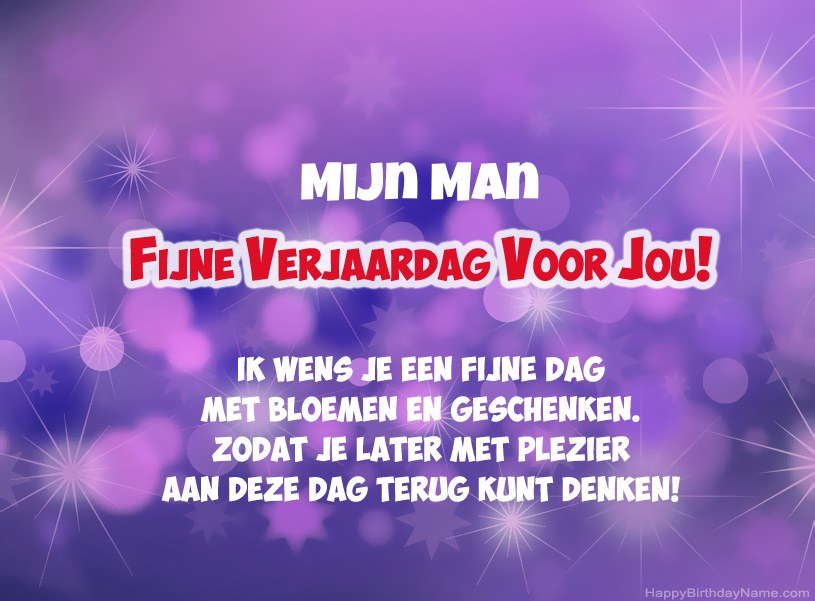 Mooie foto's voor Happy Birthday Mijn Man