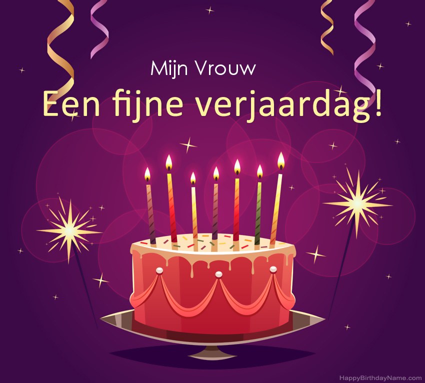 Grappige groeten voor Happy Birthday Mijn Vrouw-foto's