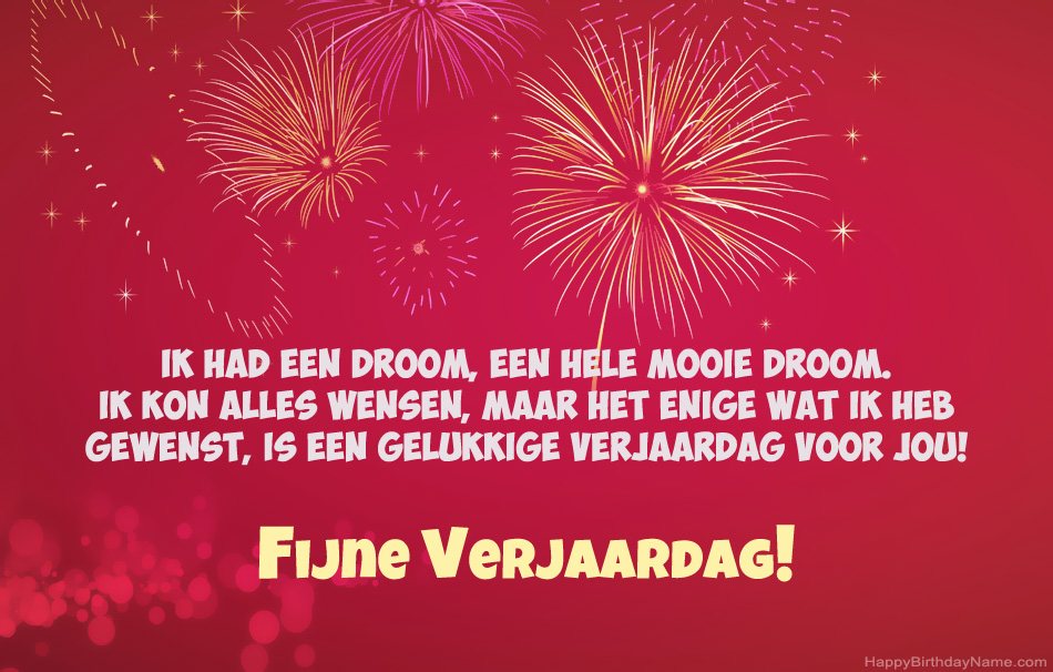 Gelukkige verjaardag, mooie gedichten