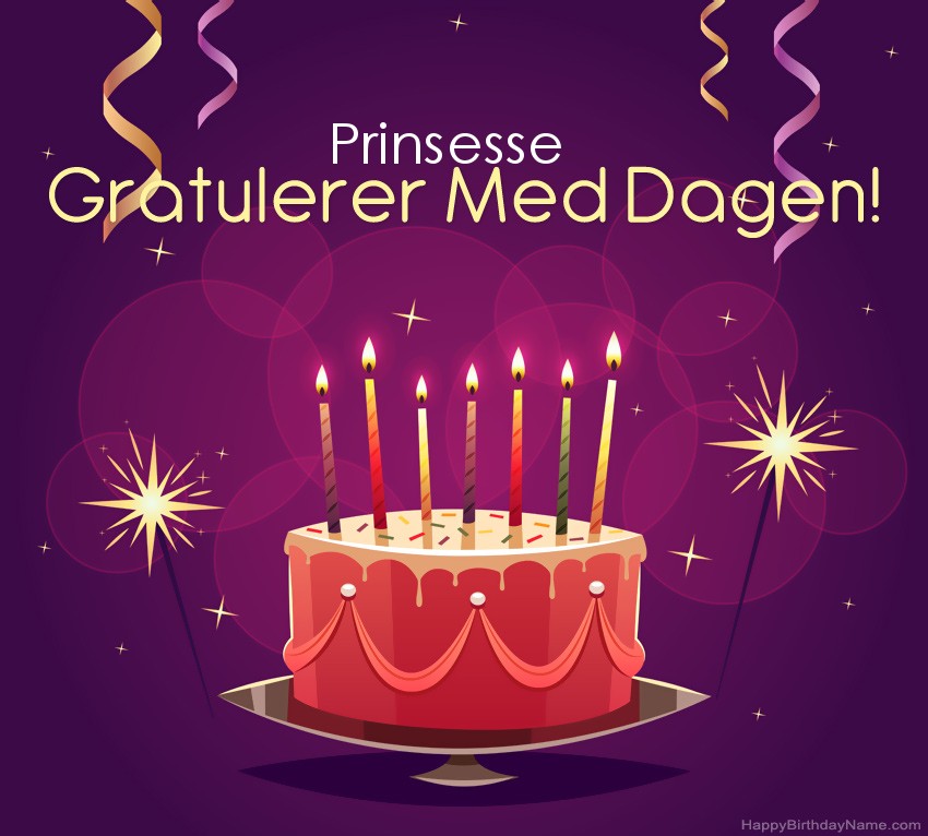 Morsomme hilsener til Happy Birthday Prinsesse-bilder