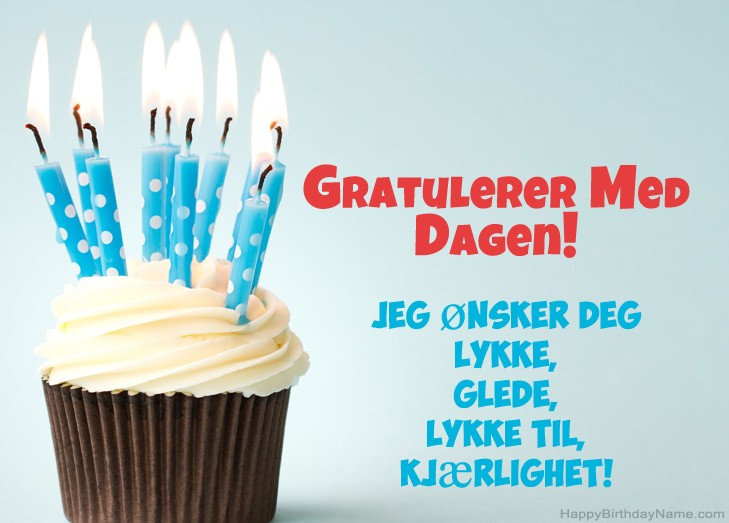 Gratulerer så mye med dagen