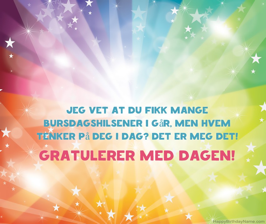 Vakre gratulasjonskort