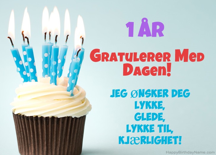 Gratulerer så mye med dagen Gratulerer med dagen 1 år gammel gutt Gratulerer så mye med dagen Gratulerer med dagen 1 år gammel gutt
