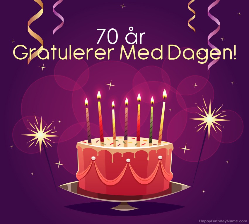 Morsomme hilsener til Happy Birthday 70 år gammel mann-bilder