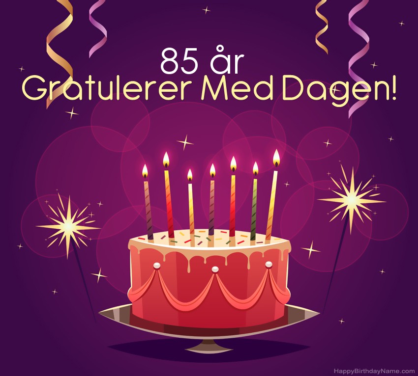 Morsomme hilsener til Happy Birthday 85 år gammel mann-bilder