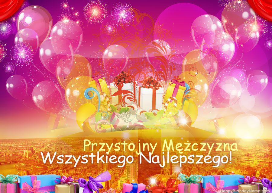 Śmieszne zdjęcia Happy Birthday Przystojny Mężczyzna