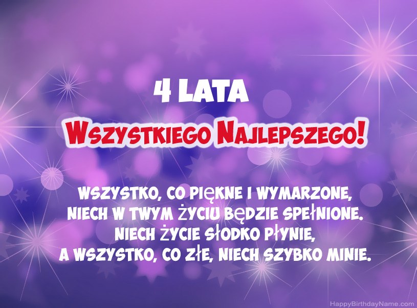 Piękne zdjęcia z okazji urodzin 4-letni chłopiec Piękne zdjęcia z okazji urodzin 4-letni chłopiec