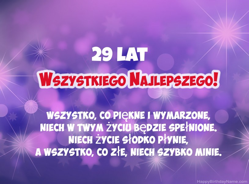 Piękne zdjęcia z okazji urodzin 29-letni mężczyzna