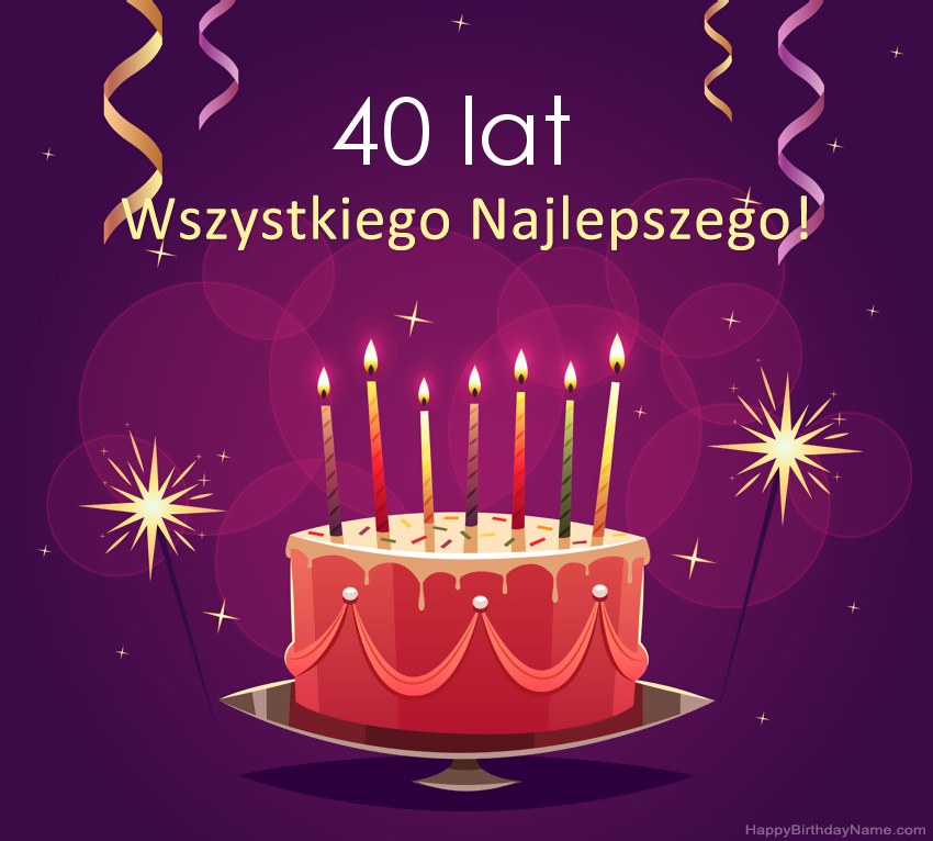 Śmieszne pozdrowienia dla zdjęć Happy 40-letni mężczyzna