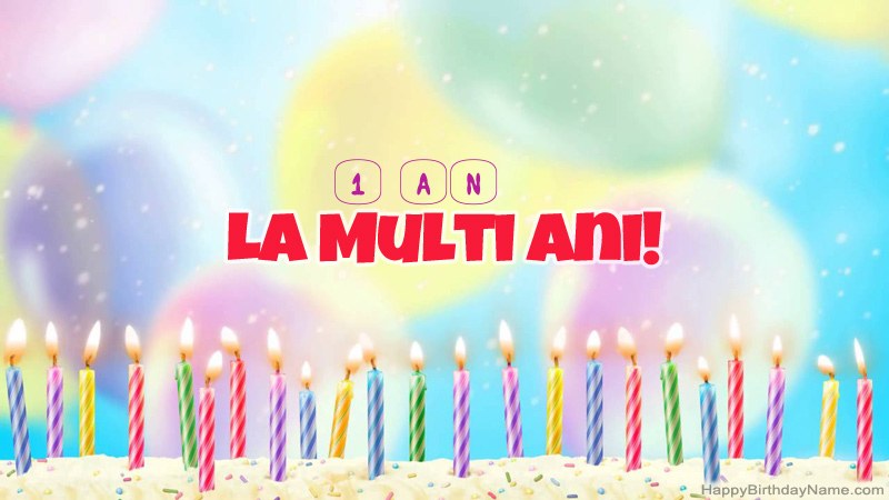 Felicitari haine de aniversare fericite Baiat de 1 an