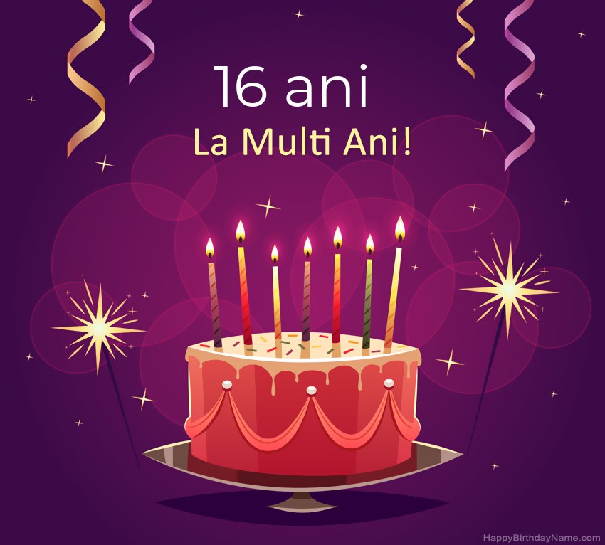 Felicitari haioase pentru pozele la multi ani Tipul de 16 ani