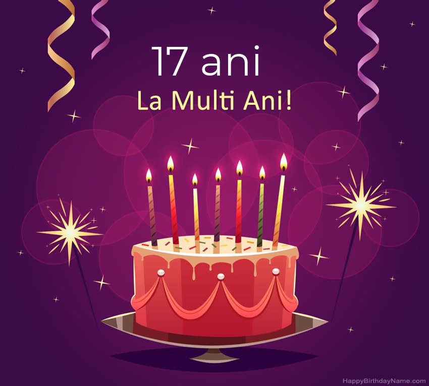 Felicitari haioase pentru pozele la multi ani Un tip de 17 ani