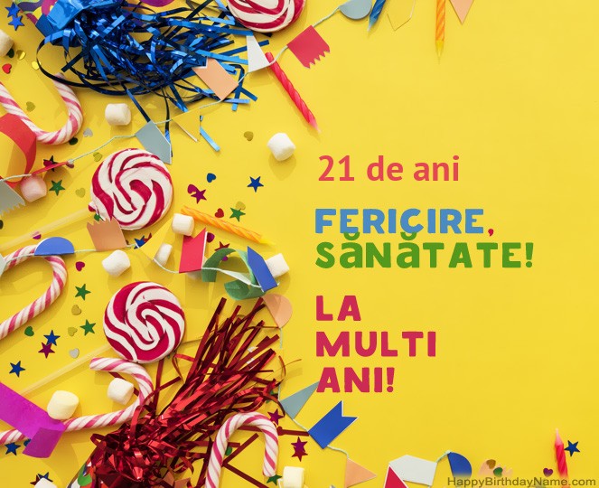 Poze Tip 21 de ani La mulți ani