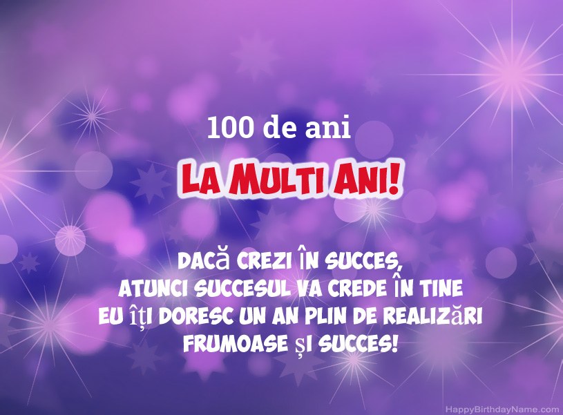 Imagini frumoase pentru ziua natală fericită Om de 100 de ani