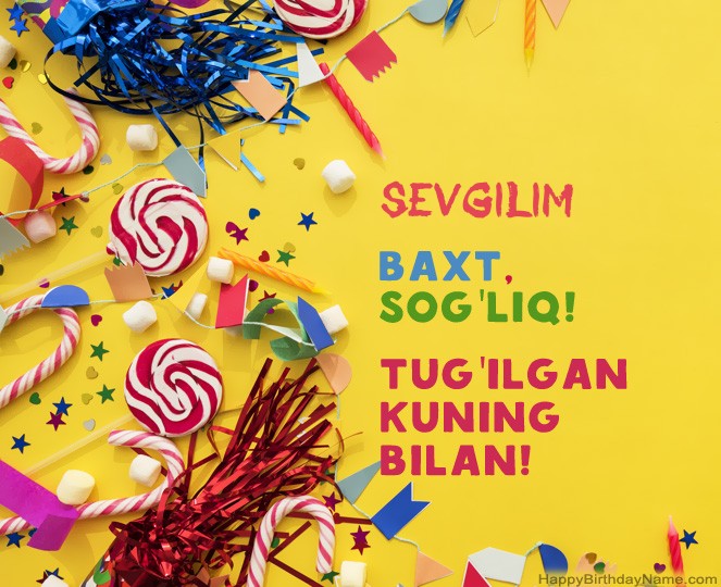 Sevgilim Tug'ilgan kuningiz uchun rasmlar