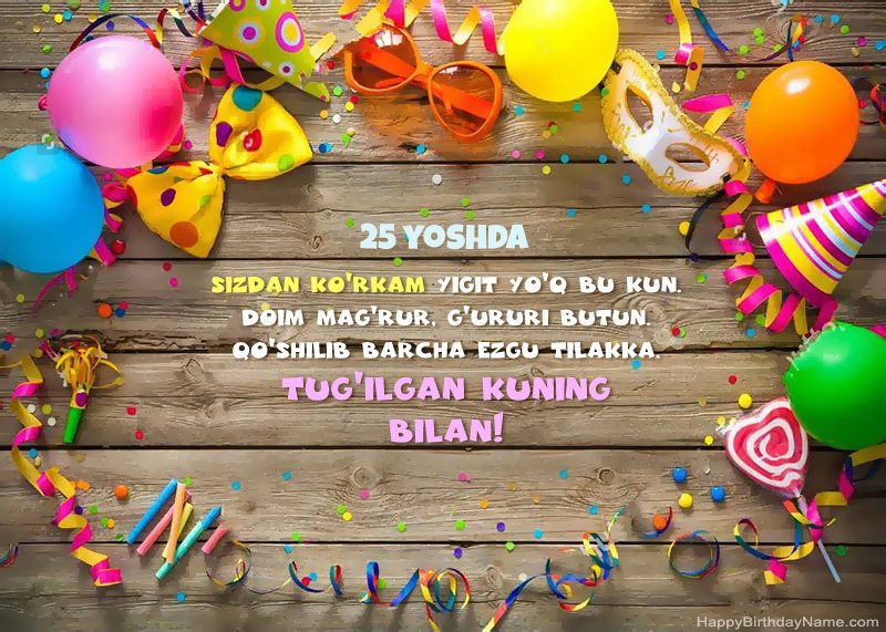 Tug'ilgan kuningiz bilan 25 yoshli qiz fotosurati