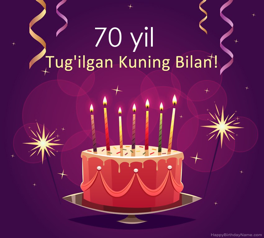 Tug'ilgan kuningiz uchun 70 yoshli odam rasmlari uchun kulgili tabriklar Tug'ilgan kuningiz uchun 70 yoshli odam rasmlari uchun kulgili tabriklar