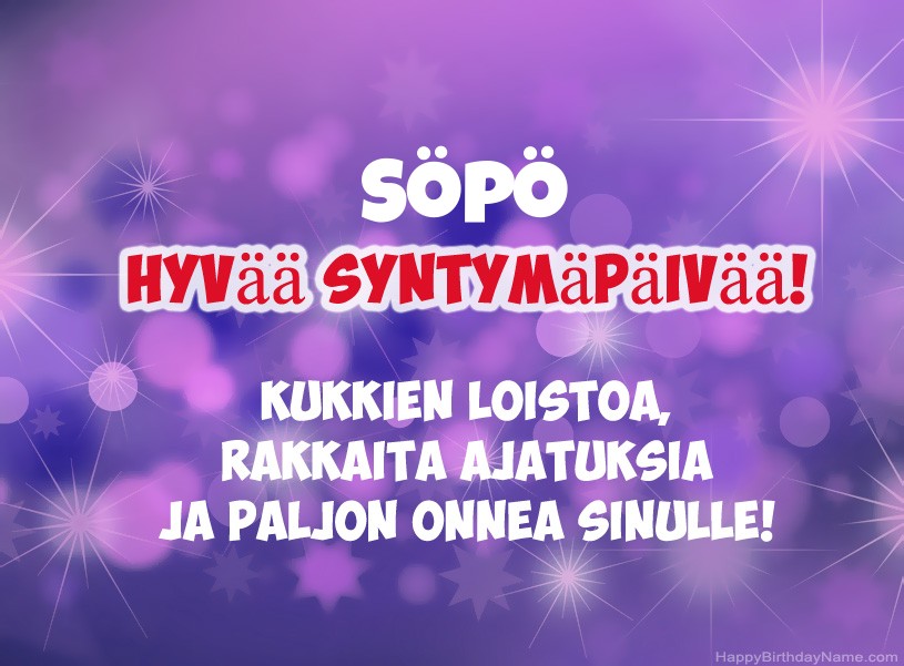Kauniita kuvia Happy Birthday Söpö