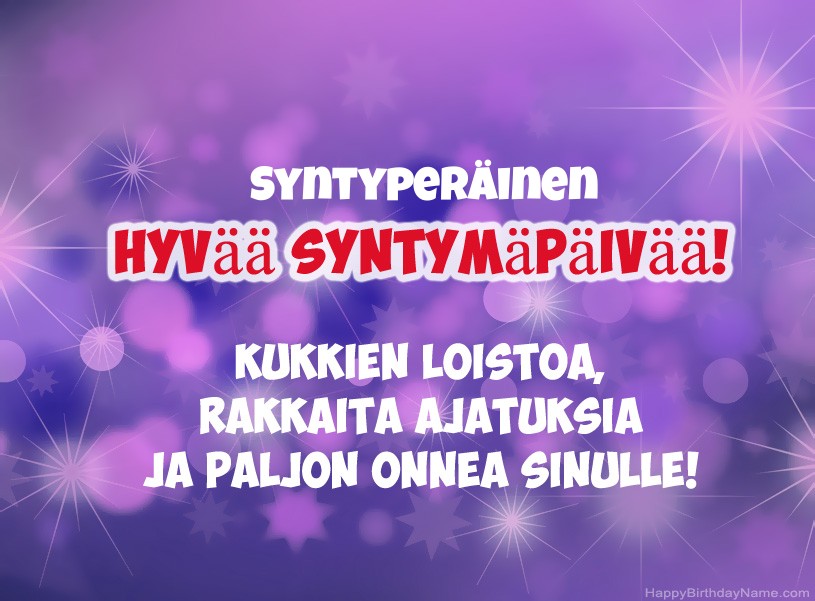 Kauniita kuvia Happy Birthday Syntyperäinen