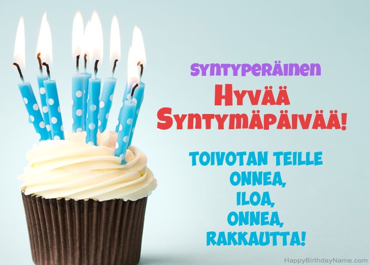 Onnittelut Syntyperäinen hyvää syntymäpäivää varten