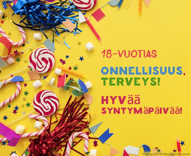 18-vuotias kaveri Hyvää syntymäpäivää kuvat