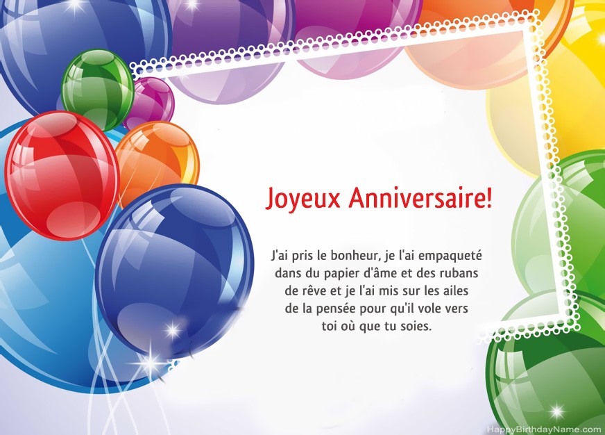 Bon anniversaire!