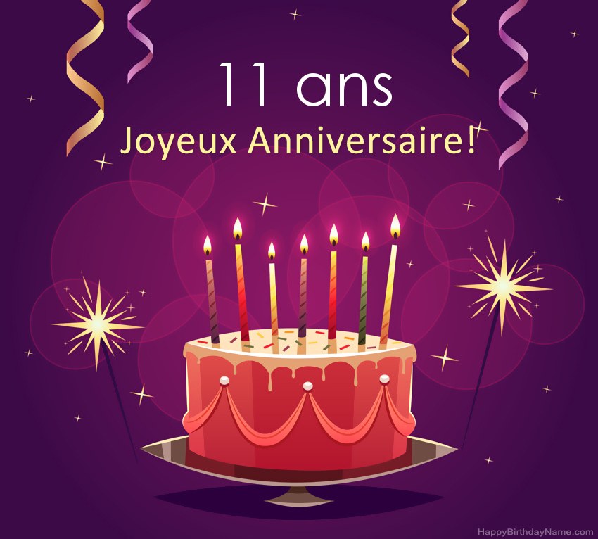 Salutations drôles pour les photos de joyeux anniversaire Garçon de 11 ans