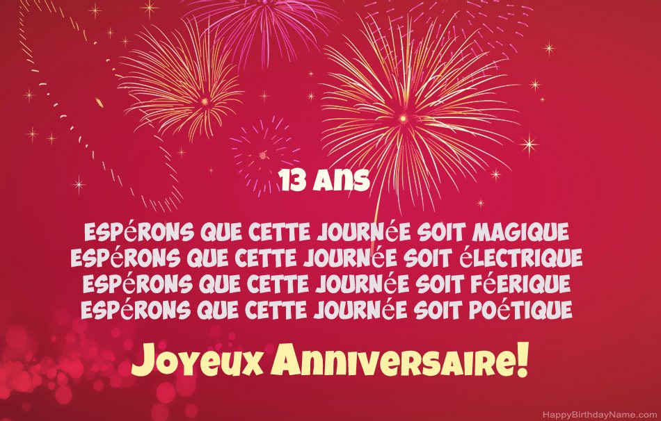 Joyeux Anniversaire Garcon De 13 Ans Des Images