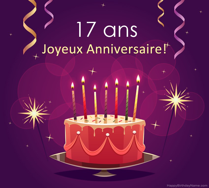 Salutations drôles pour les photos de joyeux anniversaire Garçon de 17 ans