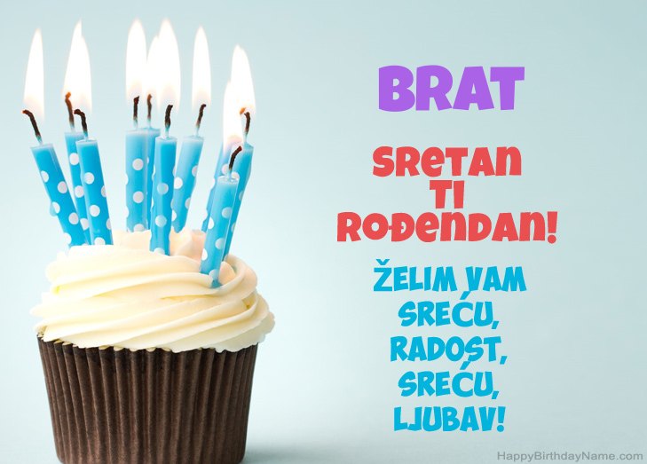 Čestitamo Sretan rođendan Brat