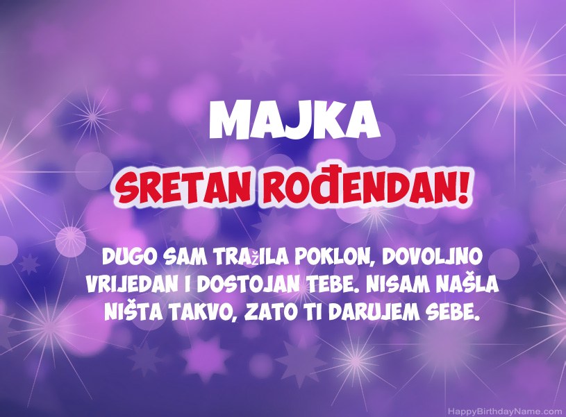 Prekrasne slike za Happy Birthday Majka