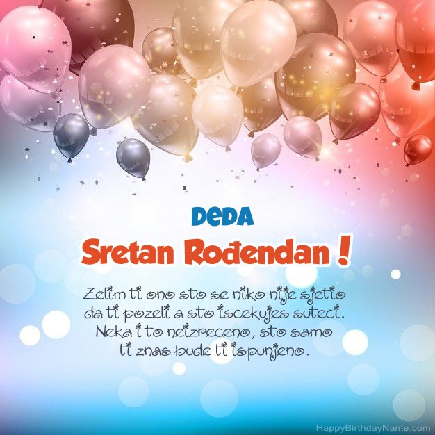 Deda pjesme na rođendan Deda pjesme na rođendan