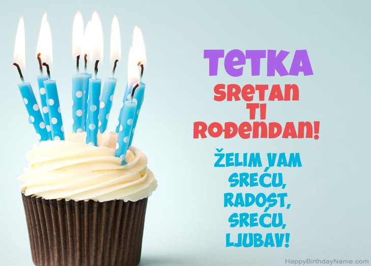 Čestitamo Sretan rođendan Tetka