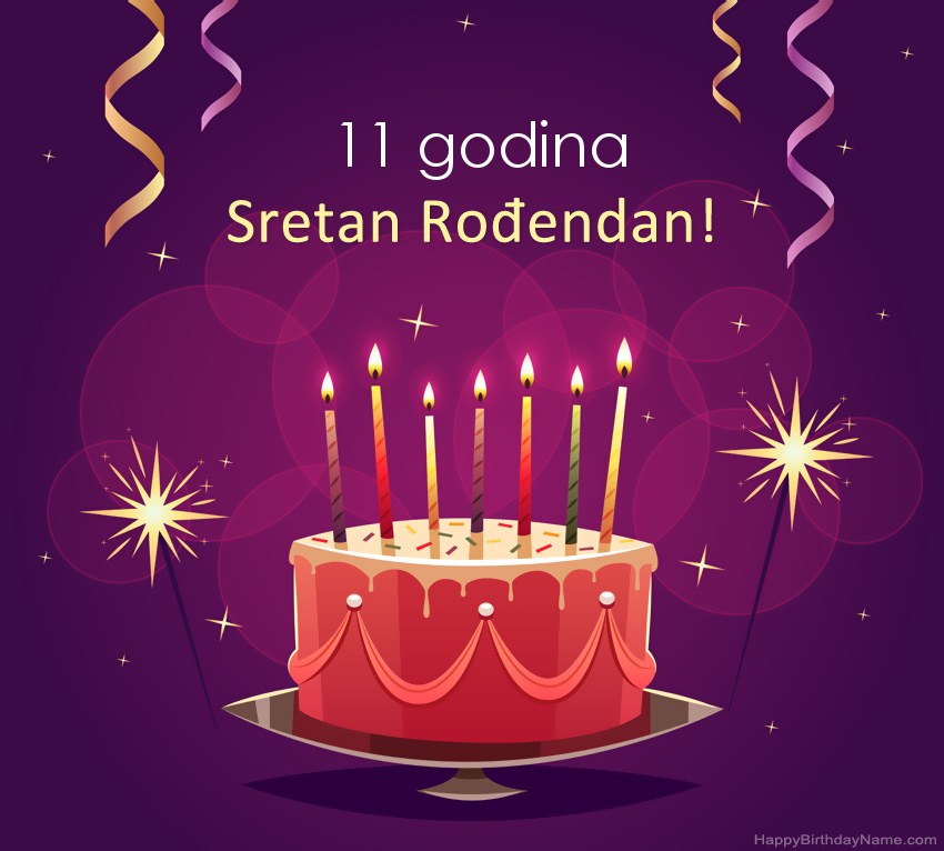 Smiješni pozdravi za slike rođendana Dječak star 11 godina