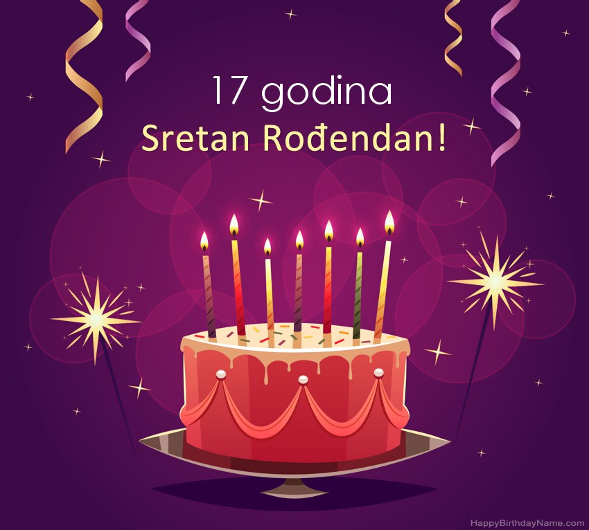 Smiješni pozdravi za slike rođendana 17 godina stari momak