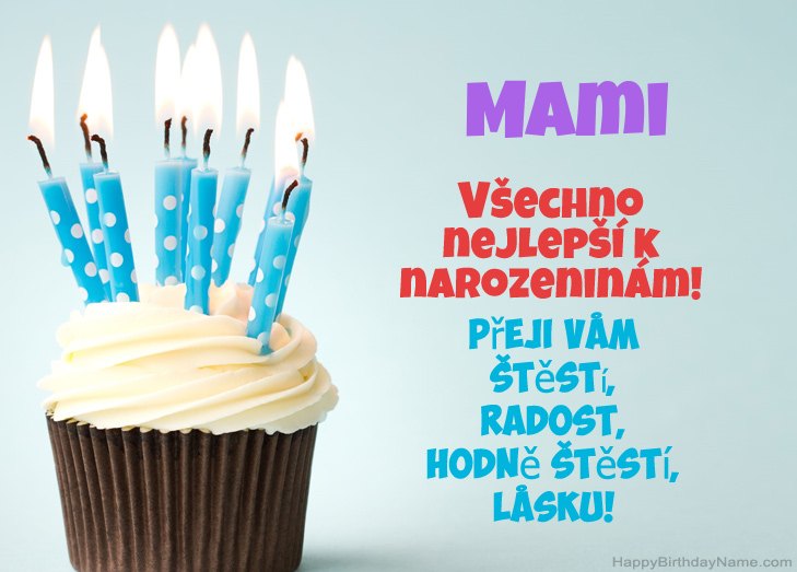 Gratulujeme k narozeninám Mami