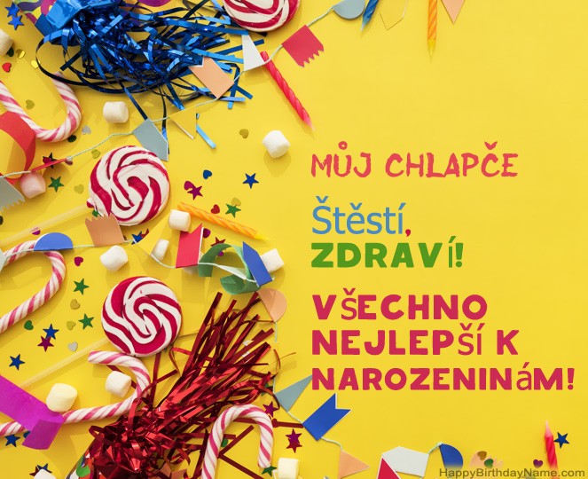 Fotky Můj Chlapče všechno nejlepší k narozeninám