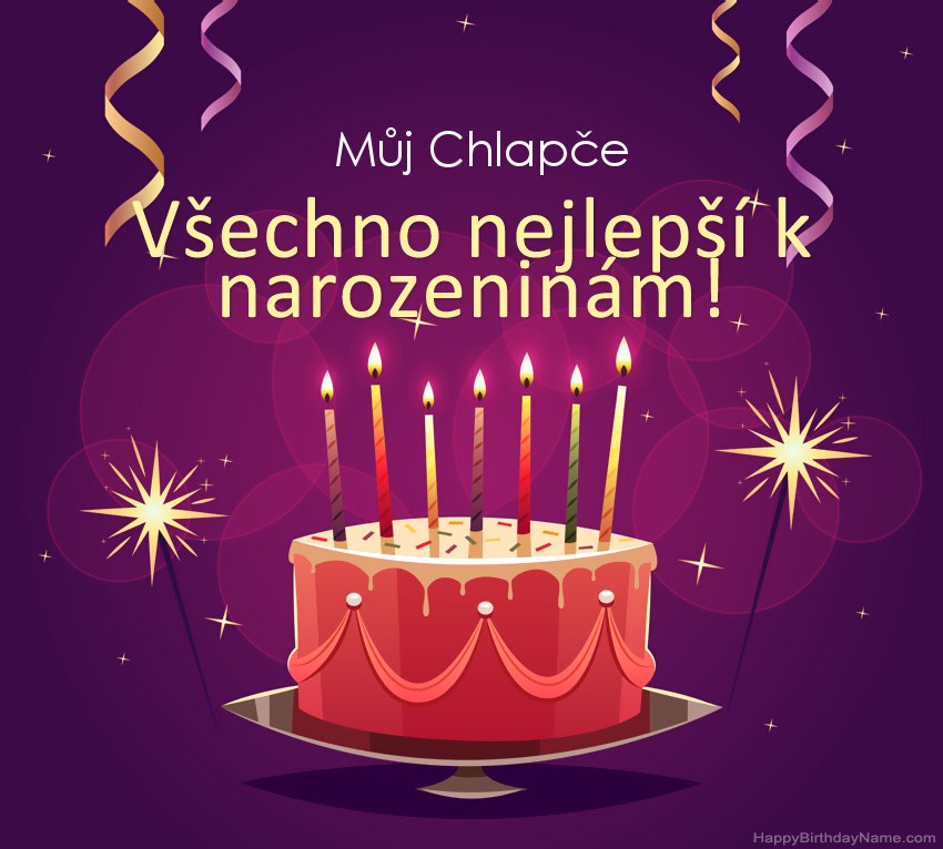 Legrační pozdravy pro všechno nejlepší k narozeninám Můj Chlapče obrázky